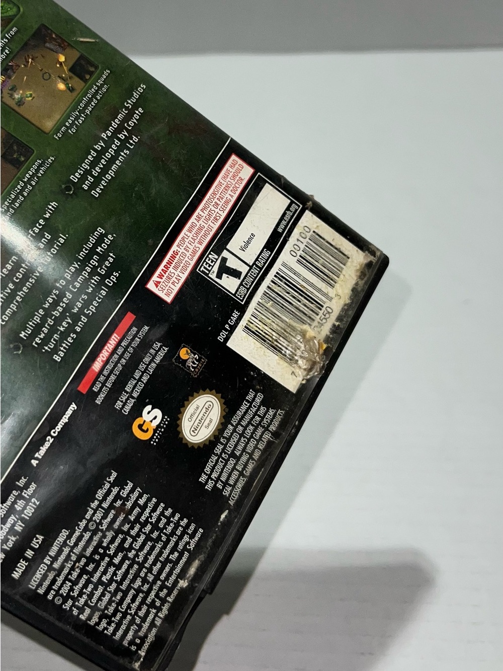 Army Men Rts Real Time Strategy Nintendo Gamecube Complete Cib Complete - Picture 10 of 10